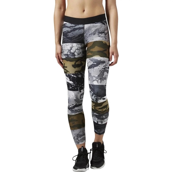 NWT REEBOK Speedwick Training Leggings XS - Picture 1 of 5